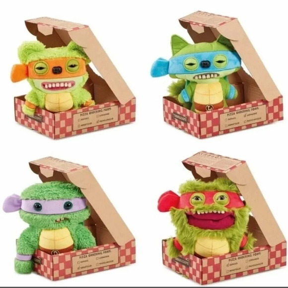 New In Box! Full Set of Fuggler Limited Edition TMNT - Picture 1 of 9